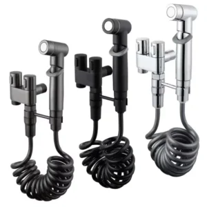 Handheld Toilet Bidet Sprayer – Portable Cold Water Jet for Bathroom & Washbasin Cleaning
