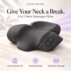 Norymoon Neck Comfort — 3-in-1 Air-Lift Neck Massager with Heat & Vibration